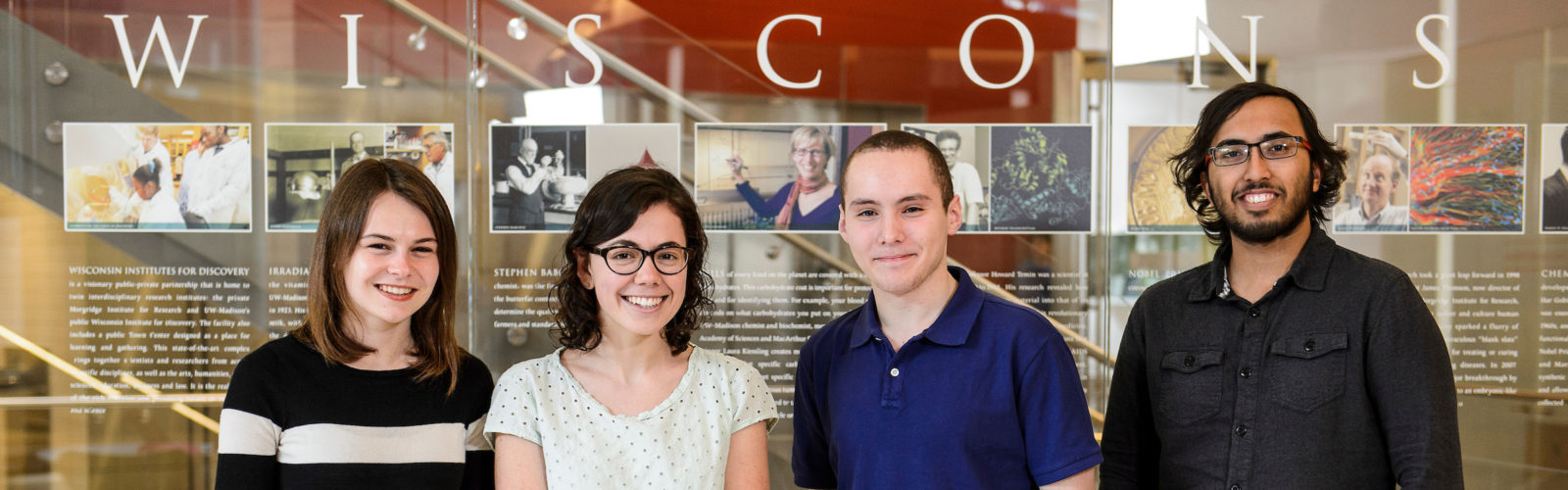 2016 Goldwater Scholars: Bailey G. Flanigan, Hannah M. Mast, Idris Boukahil and Thejas S. Wesley